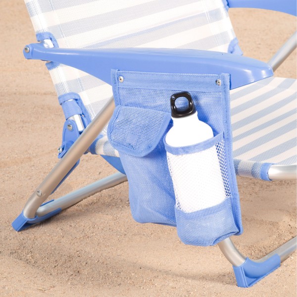 Silla de playa plegable marinera 51x45x76 cm Aktive | Distria