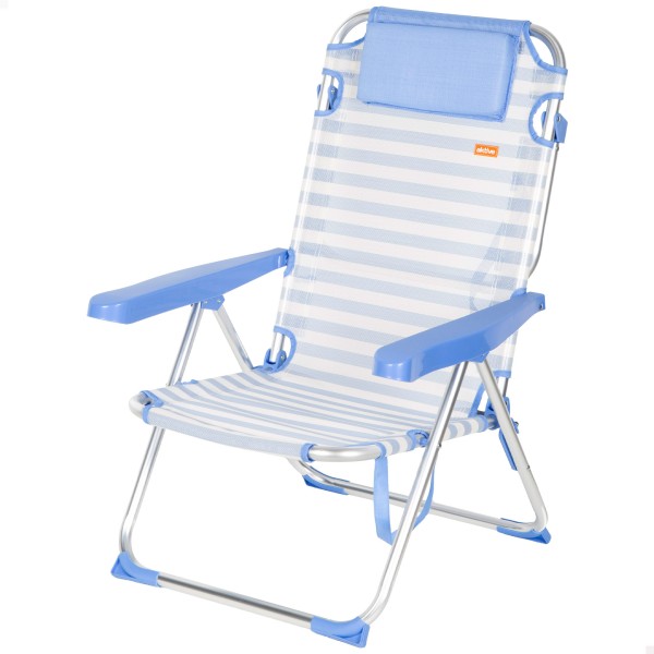 Silla de playa plegable marinera 48x60x90 cm Aktive | Distria