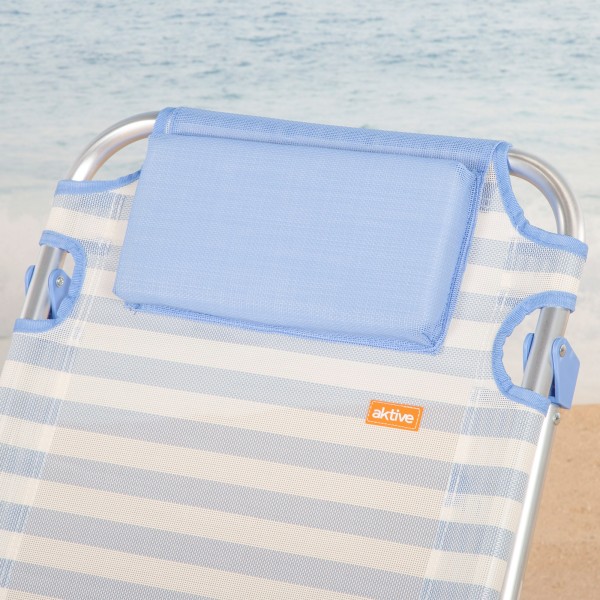 Silla de playa plegable marinera 48x60x90 cm Aktive | Distria