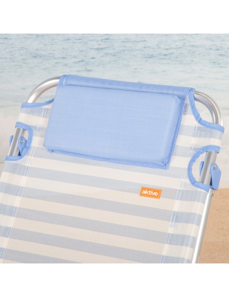 Silla de playa plegable marinera 48x60x90 cm Aktive | Distria