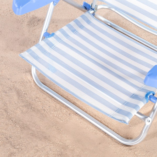 Silla plegable de playa multiposición Aktive | Distria