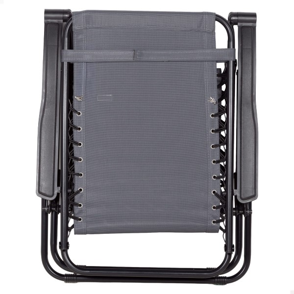 Silla plegable jardín gris Aktive | Distria