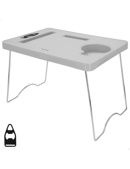 Mesa playa plegable 35x25x25 cm con posavasos | Distria