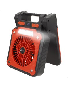 Lámpara camping LED 3 en 1 con ventilador | Distria
