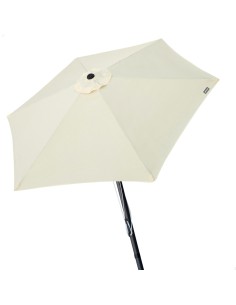 Parasol terraza Ø300 cm crema - Parasoles | Distria