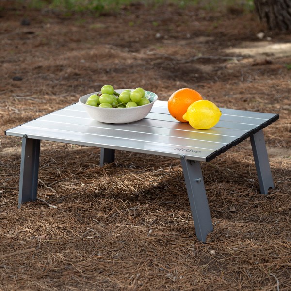 Mesa plegable pequeña camping aluminio ultraligera | Distria