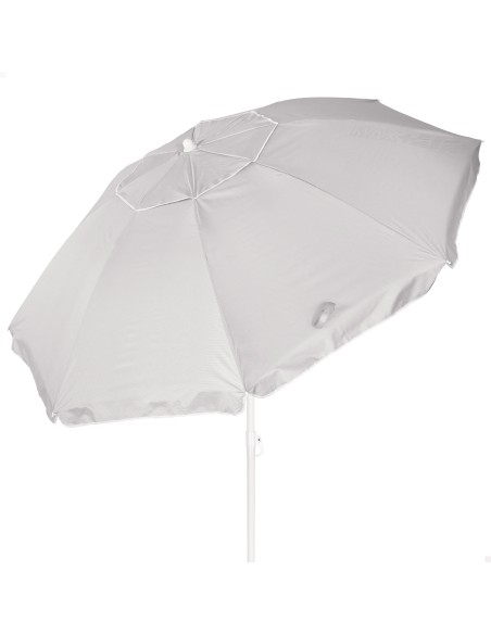 Sombrilla de playa gris D220 cm UV50 Aktive | Distria