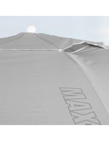 Sombrilla de playa gris D220 cm UV50 Aktive | Distria