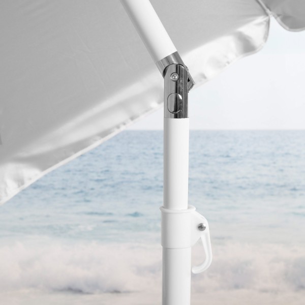 Sombrilla de playa gris D220 cm UV50 Aktive | Distria