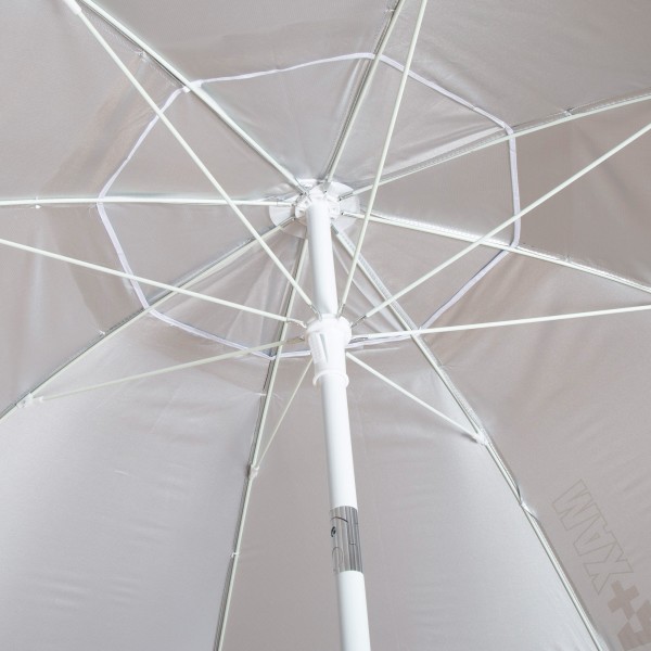 Sombrilla de playa gris D220 cm UV50 Aktive | Distria