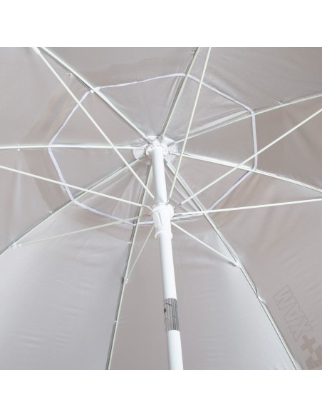 Sombrilla de playa gris D220 cm UV50 Aktive | Distria