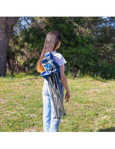 Silla plegable camping azul Aktive | Distria 2