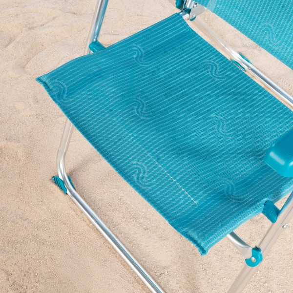 Silla de playa plegable 5 posiciones Aktive | Distria