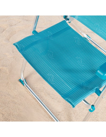 Silla de playa plegable 5 posiciones Aktive | Distria