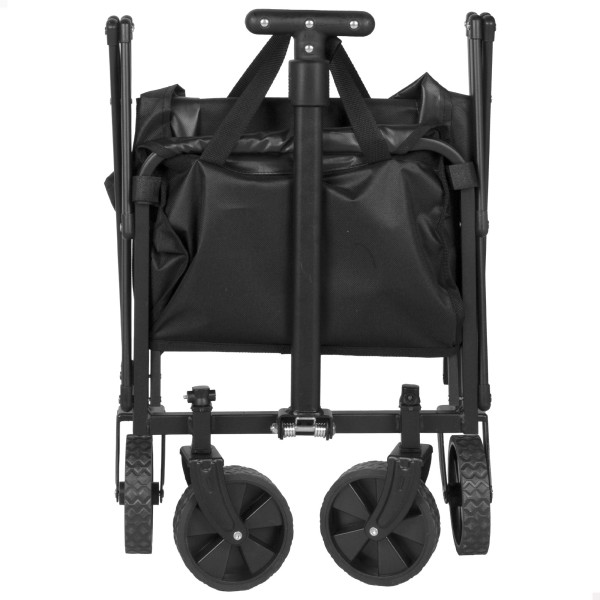 Carro playa negro Aktive 4 ruedas | Distria