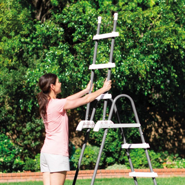 Escalera para piscinas desmontables INTEX | Medidas y precios