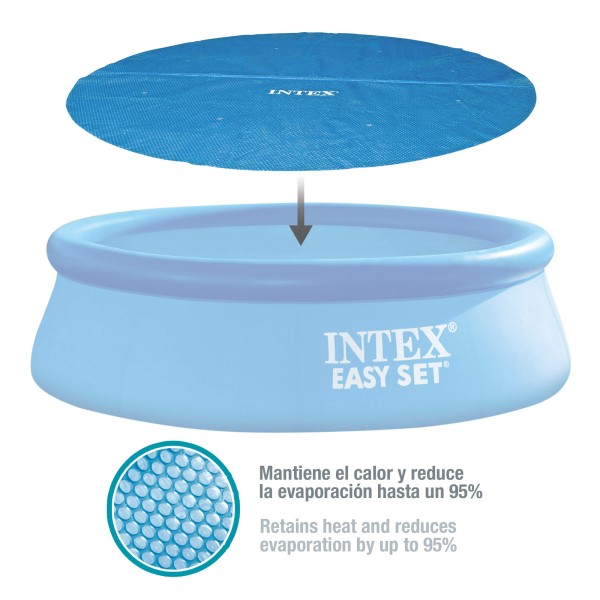 Cobertor solar INTEX piscinas Ø457 cm | Acc. Piscinas