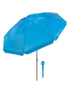 Sombrilla de playa azul 200 cm Aktive | Distria