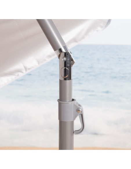 Sombrilla de playa azul 220 cm Aktive | Distria