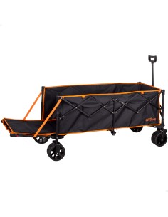 Carro playa negro XXL Aktive 4 ruedas | Distria