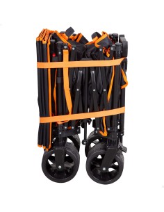 Carro playa negro XXL Aktive 4 ruedas | Distria 2