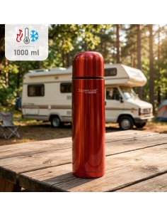 Botella térmica acero inoxidable rojo 1L Thermos | Distria 2