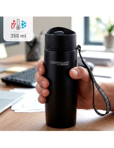 Termo térmico 350 ml negro acero inoxidable Thermos | Distria 2