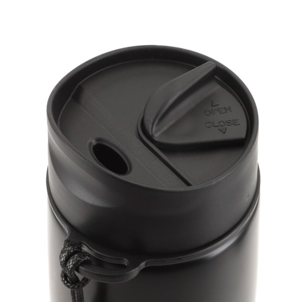 Termo térmico 350 ml negro acero inoxidable Thermos | Distria