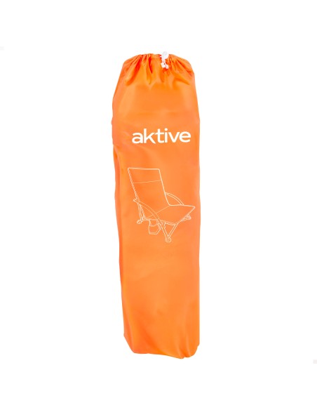 Silla de playa plegable Aktive con bolsillo lateral | Distria