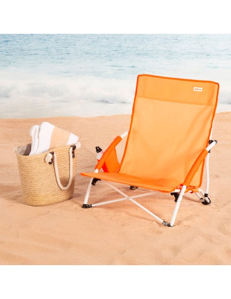 Silla de playa plegable Aktive con bolsillo lateral | Distria