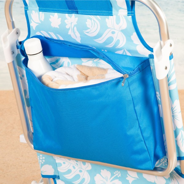 Silla de playa plegable Aktive multiposición con bolsillos | Distria