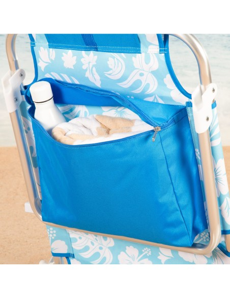 Silla de playa plegable Aktive multiposición con bolsillos | Distria