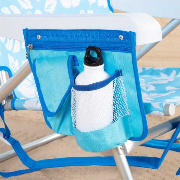 Silla de playa plegable Aktive multiposición con bolsillos | Distria