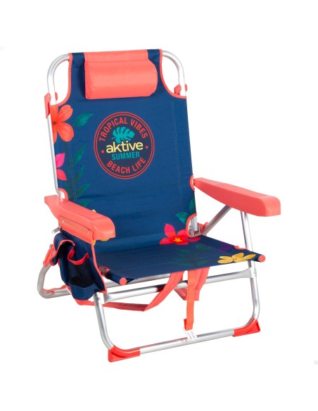 Silla de playa plegable Aktive multiposición | Distria