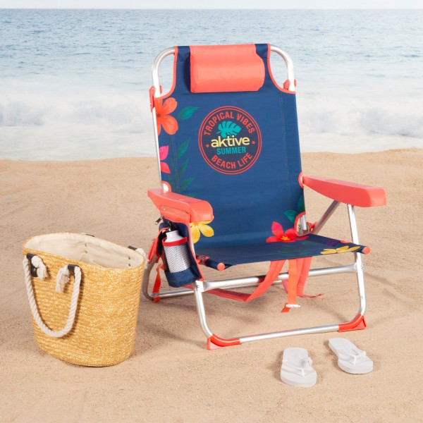 Silla de playa plegable Aktive multiposición | Distria