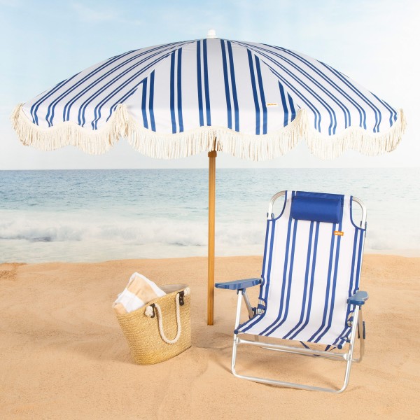 Silla de playa plegable marinera 48x45x83 cm Aktive | Distria
