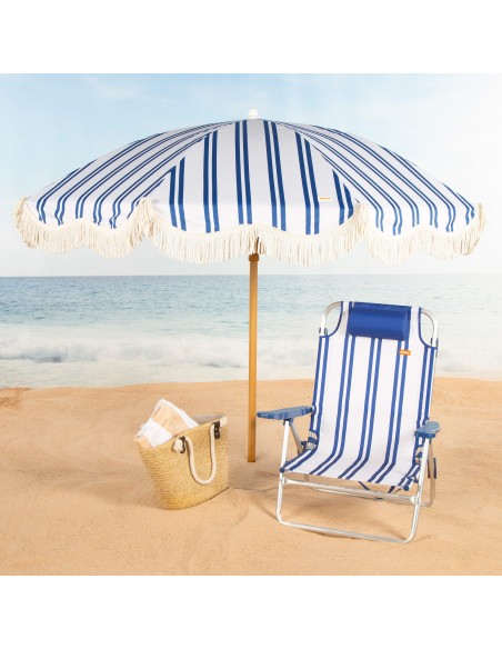 Silla de playa plegable marinera 48x45x83 cm Aktive | Distria