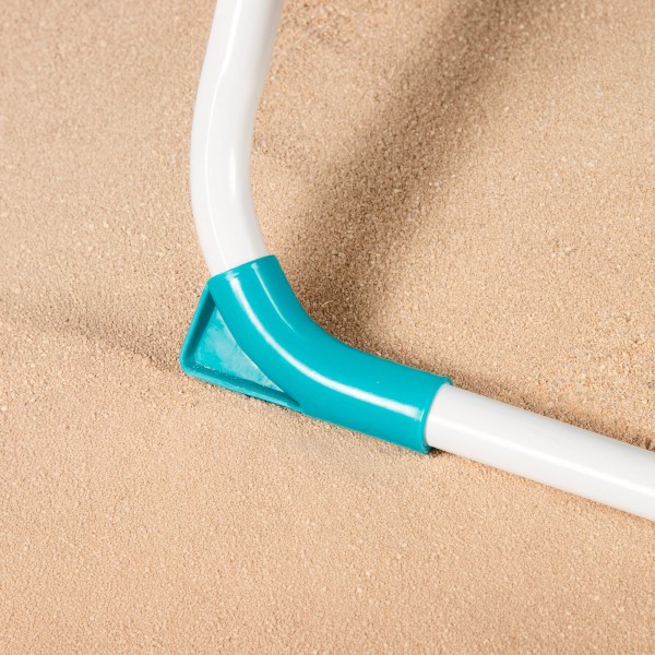 Silla de playa plegable azul 48x58x76 cm Aktive | Distria