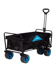 Carro de playa plegable Aktive 90x50x97 cm con 4 ruedas | Distria