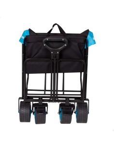 Carro de playa plegable Aktive 90x50x97 cm con 4 ruedas | Distria 2