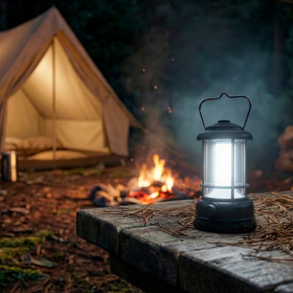Lámpara camping LED recargable Aktive 60 lúmenes | Distria