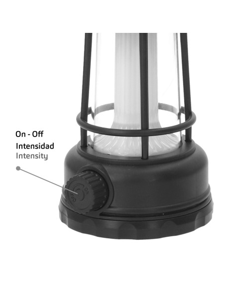 Lámpara camping LED recargable Aktive 60 lúmenes | Distria