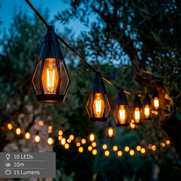Guirnalda de luces 10 farolillos Aktive | Distria