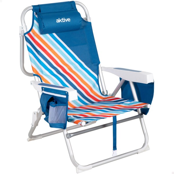 Silla de playa plegable Aktive antivuelco | Distria