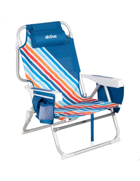 Silla de playa plegable Aktive antivuelco | Distria