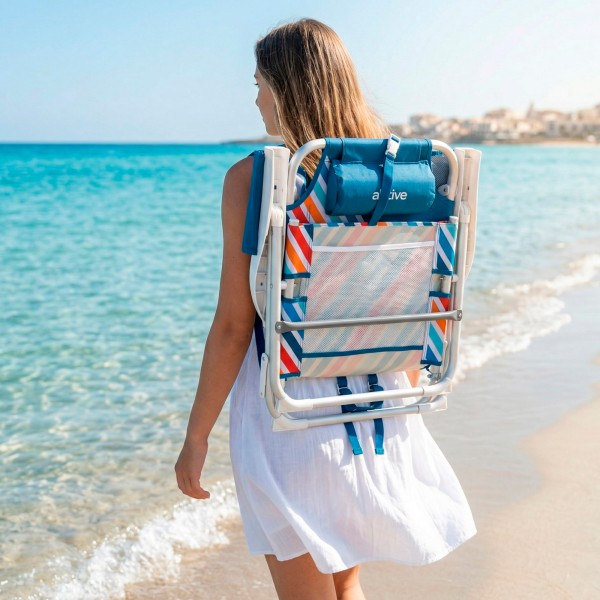 Silla de playa plegable Aktive antivuelco | Distria