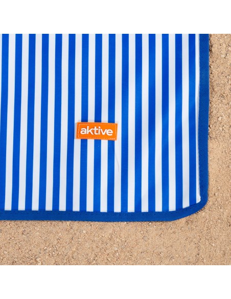 Alfombra playa Aktive plegable rayas | Distria