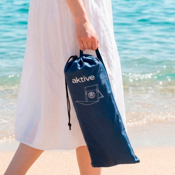 Esterilla de playa Aktive con respaldo reclinable estampada | Distria