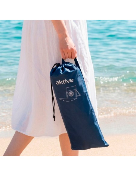 Esterilla de playa Aktive con respaldo reclinable estampada | Distria