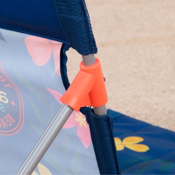 Esterilla de playa Aktive con respaldo reclinable estampada | Distria